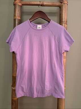 Athleta Girl Lilac Performance Crew Tee